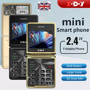 2025 New Flip Foldable Mobile Phone 2.4inch GSM 2G Dual Sim Unlocked Mini Pocket - Picture 1 of 25