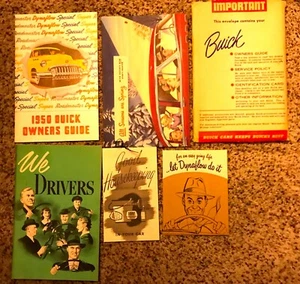 Buick 1950 Owners manual/sobre/folleto Dynaflow/guía de limpieza/ + original - Imagen 1 de 11