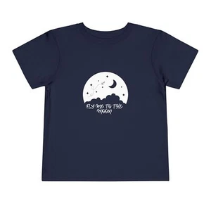 Fly Me To The Moon Toddler Short Sleeve Tee - Picture 1 of 4