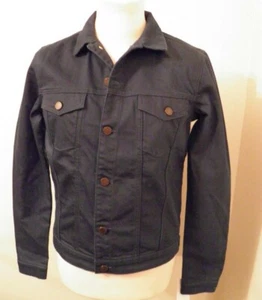 WON HUNDRED Jacket 50 40 Navy Coat Basic Blue Denim Style New Men's - Picture 1 of 9