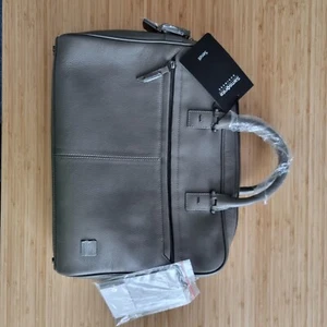 Laptoptasche 15.6 Zoll Leder von Samsonite. Farbe taupe (beige) - Photo 1/6
