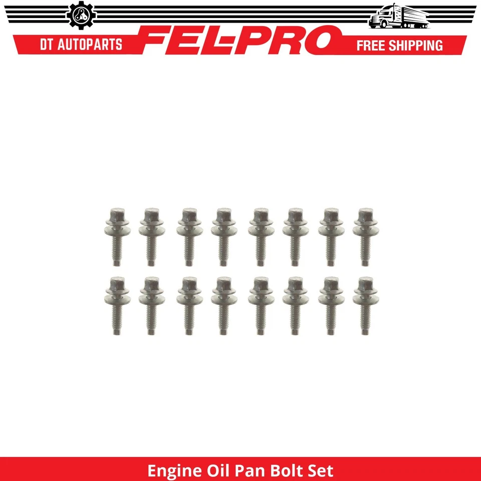 For 1990-2001 Mercury Sable Engine Oil Pan Bolt Set Fel-Pro 1991 1992 1993 1994 - Image 1 of 1