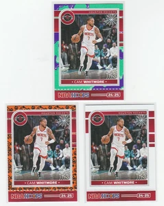 CAM WHITMORE 2024-25 HAUNTED HOOPS RAINBOW LOT (3) #186 SLIME PARALLEL ORANGE - Bild 1 von 2