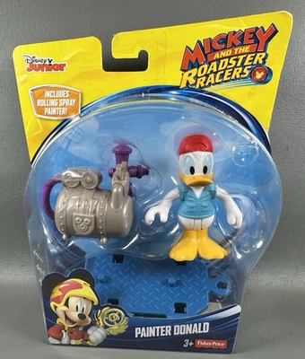 Figura de juguete Disney Mickey & The Roadster Racers pintor Donald Fisher-Price Foto 1 de 4