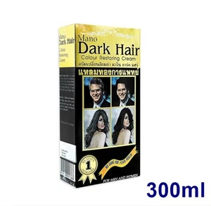 Mano Dark Hair Covering Hair Colour Restoring Cream Grey Dark Restore 300ml - Picture 1 of 16