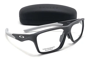 Oakley Versafuse SQ OX8201-0458 Matte Carbon Square Eyeglass Frames 58-13-142 - Picture 1 of 6