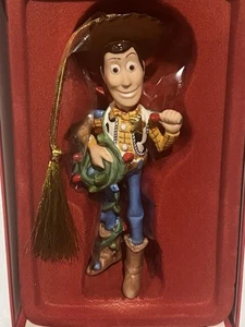 Lenox Disney Woody Cowboy Figurine Ornament Toy Story Christmas Lights - Picture 1 of 9