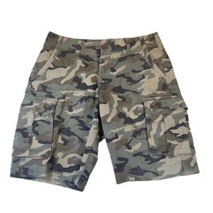 Urban Pipeline Super-Flex Military-Style Cargo Short Men 32W Camoflague Stretch - Picture 1 of 13