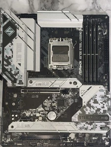 UNTESTED/FAULTYASRock X670E Steel Legend AM5 ATX AMD Motherboard - Photo 1/5
