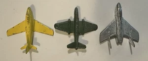 3 VTG MIDGETOY US AIRFORCE and NAVY DIECAST METAL TOY AIRPLANES (23h) - Picture 1 of 2