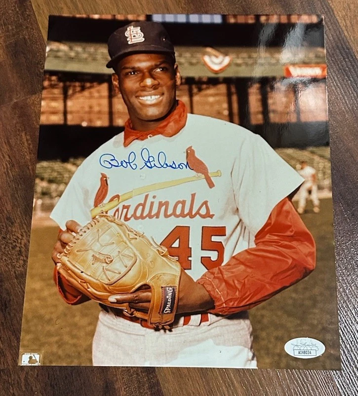 Bob Gibson MLB Original Autographed Photos for sale | eBay