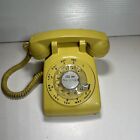 1970”s Yellow Phone Western Electric Bell System Rotary Dial Desk Vintage