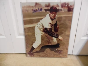 Bob Feller Autogramm 16" x 20" Farbfoto - Bild 1 von 2