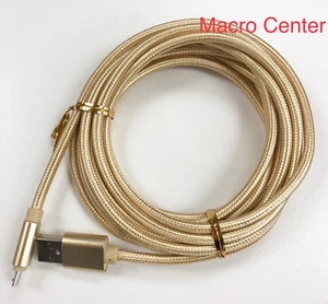 3x 10ft Micro USB/ V9 Heavy Duty Charging Cord - Picture 1 of 3