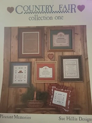 Vintqge Country Fair Collection 1984 Sue Hillis Cross Stitch Pattern Booklet  - Image 1 of 4