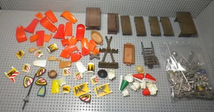 Lot d'accessoires Chevalier Châteaux Moyen Âge - Playmobil Vintage - Imagen 1 de 4