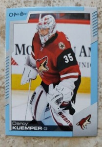 2020-21 O-Pee-Chee Blue Border Darcy Kuemper #160