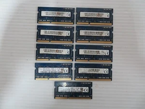 Lot of 9 SK Hynix 4GB 1Rx8 PC3L 12800S SODIMM RAM Modules HMT451S6AFR8A-PB - Picture 1 of 2