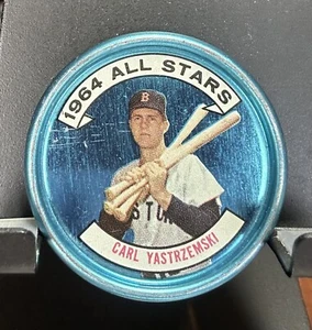#134 Topps 1964 Carl Yastrzemski All Star Baseball Münze Last One Top Zustand - Bild 1 von 2