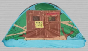 Pacific Play Tent 19791 Kids Tree House Full Size Bed Tent Playhouse was $78 - Picture 1 of 5