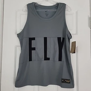 NWT Nike Women’s Dri-FIT Swoosh Fly Basketball Tank Top Large New - Picture 1 of 8