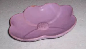 VINTAGE FRANKOMA Dogwood TRINKET DISH lilac 6" As-Is - Bild 1 von 2