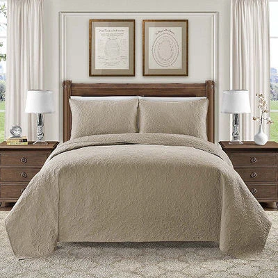 NUEVO Juego de edredón de 3 piezas bordado Bellisima Hotel Luxury Reserve Collection  Foto 1 de 4