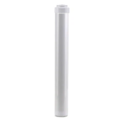 White Empty Water Filter Cartridge For Pre or Post Use Durable 2.5" x 20" - Image 1 of 3