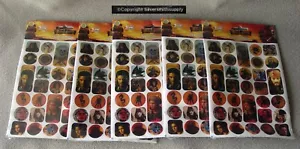 5 pks SANDYLION Disney Pirates of the Caribbean - Stickers 55+ (2 sheets) Sealed - Picture 1 of 3