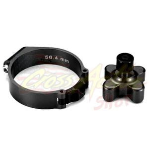 LAUNCH CONTROL PARTENZA VELOCE MOTO CROSS MOTARD UNIVERSALE KAWASAKI 56.4mm NERO - Picture 1 of 1