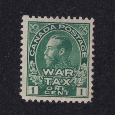 MATT'S STAMPS SCOTT CANADA #MR1, 5-CENT GEORGE V WAR TAX ISSUE OF 1915, MH CV$40 - Image 1 of 3