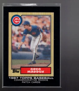 A9540- 2014 Topps Manufactured Commemorative Rookie Patch #RCP14 Greg Maddux - Picture 1 of 2