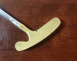 Acushnet BULLSEYE OLD STANDARD Brass Vintage Blade Putter 33" - Picture 1 of 7