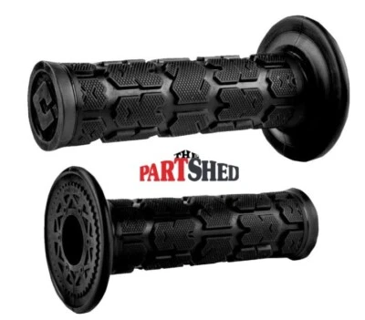 New ODI MX Shock Absorbing Rogue Grips Pair Set Dirtbike Black Motorcycle 7/8" - Image 1 of 4
