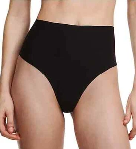 Chantelle L30840 Women's Black Soft Stretch High-Waist Thong One Size - Picture 1 of 3