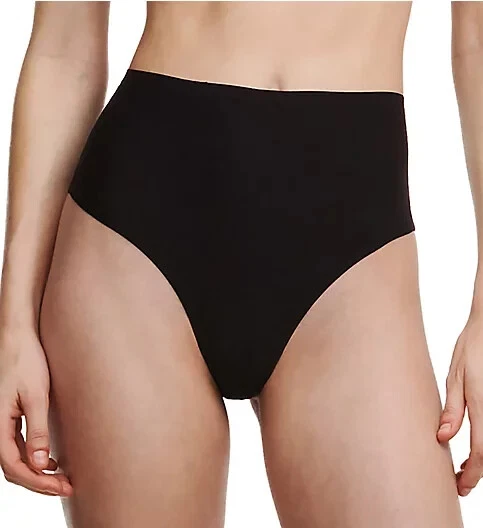 Chantelle Thong Soft Stretch Seamless Retro Bottom Black One Size