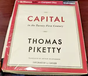 Thomas Piketty. Capital in the Twenty-First Century. Spoken Word on CD. Unopened - Picture 1 of 6