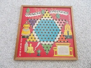 Chinese Checkers No. 2969 Game Board (C) 1944 Whitman Publishing Co. - Picture 1 of 6
