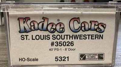 Kadee Cars HO RTR #5221 40’ PS-1 Boxcar St. Louis Southwest NIB - Image 1 of 3