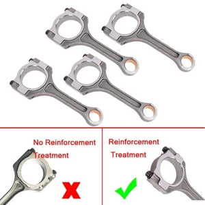New 4Pcs For Kia Sorento Sportage Hyundai Sonata 2.4L Connecting Rod 23510-25240 - Picture 1 of 8