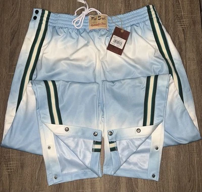 Fred Segal / Mitchell &Ness Blue And White Side snap Button Pants Size 2XL NWT - Image 1 of 4