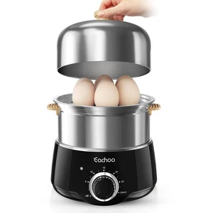 Hard Boiled Egg Cooker - 14-Egg Rapid Stainless Steel Egg Boiler with 30-Min ... - Picture 1 of 7