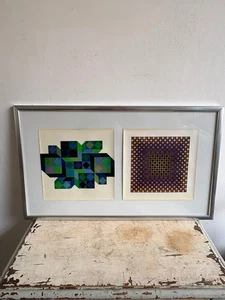 LITHOGRAPHIE VICTOR VASARELY PLANETARY FOLKLORE - Bild 1 von 7