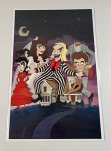 Beetlejuice Animated Series 11 x 17 in. Poster (Lydia, Barbara, Adam) NEW! Rare - Picture 1 of 2