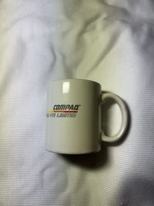 Taza vintage Compaq Computers Asia PTE Limited blanca - Imagen 1 de 5