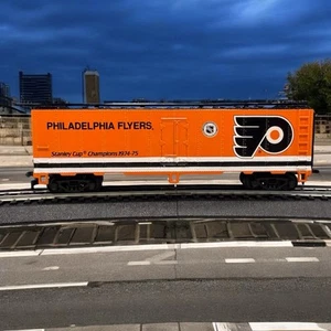 Mantua 733-618 | PHILADELPHIA FLYERS Heavy 41' Steel Reefer NHL Team Car NOS NEW - Picture 1 of 16