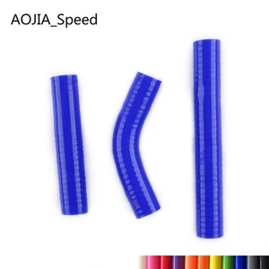 Blue For 2007-2010 2009 KTM 250 SX XC 250SX 250XC Silicone Radiator Hose Kit - Picture 1 of 9