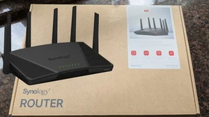 Synology RT6600ax Tri-Band Wi-Fi 6 Router - Black, New In A Box - Bild 1 von 9