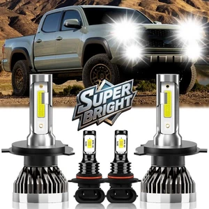 For Toyota Tacoma 2005-2011 LED Headlight Bulb Hi/Low Beam Fog Light 10000lm 4x - Bild 1 von 11