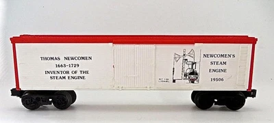 O Gauge Lionel 19506 Thomas Newcomen Famous Inventor Reefer Mint No Box Low Ship - Image 1 of 4